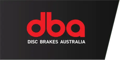 DBA Disc Brakes Australia - Official Logo DBA Disc Brakes Australia logo in red text on black background